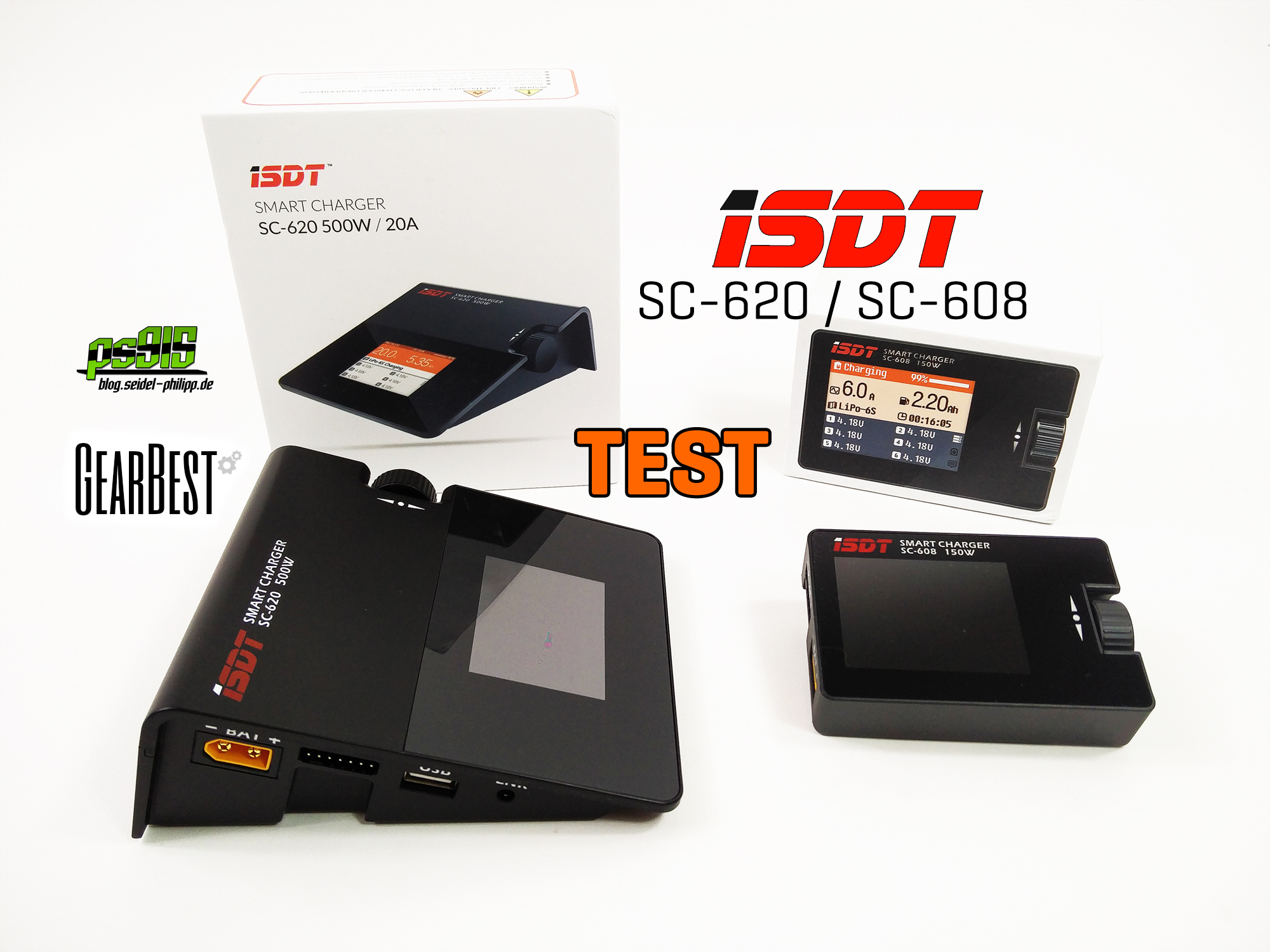 Portables Ladegerät – Testbericht iSDT SC-608/SC-620