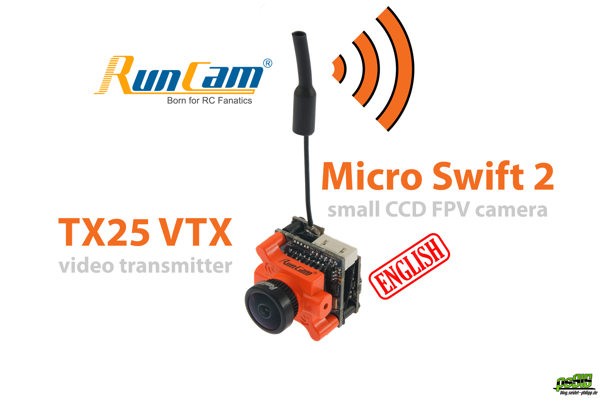 RunCam Micro Swift 2 & RunCam TX25 VTX Video Transmitter